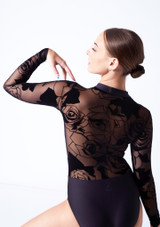Wear Moi Felicite Zip Leotard Black Back 2 [Black]