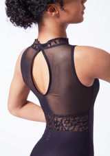 Wear Moi Akarso High Neck Leotard Black Back 2 [Black]