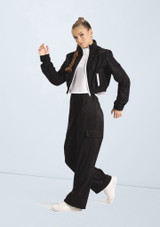 Weissman Zip-Up Hooded Windbreaker Black [Black]