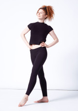 So Danca Harmony Dance Top Black Front 2 [Black]