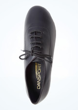 International Dance Shoes Mens MST FLEX Ballroom Shoes - 1.5" Black Top [Black]