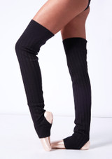 Aspen Thigh High Leg Warmer Black Side 3 [Black]