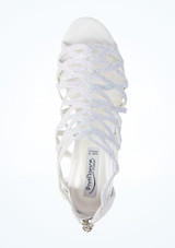 PortDance 803 Salsa & Tango Shoe - 2.4" [White]