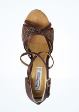 PortDance 801 Salsa & Tango Shoe - 2.2" [Brown]