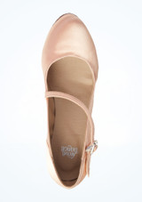 Move Dance Renata Satin Ballroom Shoe - 2.5" [Tan]
