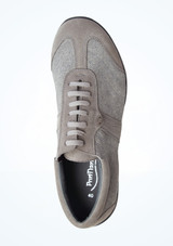 PortDance Mens Pietro Street Grey Denim Sneaker Dance Shoe