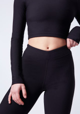 Move Dance Sutton Ribbed Cutout Leggings