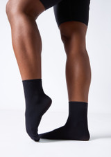 Capezio Girls Ribbed Ballet Socks