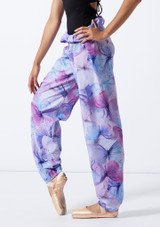 So Danca Butterfly print Dream Pants Lilac Front [Purple]