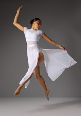 Jolista Vows 3 Piece Lyrical Dress White Front 3 [White]