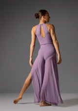 Jolista Adored Mesh Catsuit Dark Lilac Back [Purple]