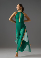 Jolista Adored Mesh Catsuit Evergreen Front 2 [Green]