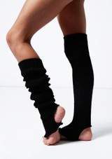 Alegra Short Leg Warmers - 60cm Black Side 2 [Black]