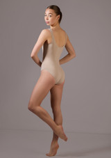 Move Dance Bonnie Tapered Camisole Leotard French Mauve Front 3 [Pink]