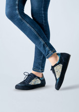 Werner Kern Carol Dance Sneaker Blue Front [Blue]