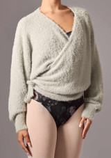 Move Dance Lilia Fluffy Dance Wrap Spring Green Front 9 [Green]