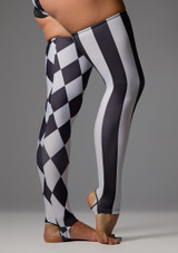 Jolista Carousel Stirrup Leggings Black-White 225 [Black]