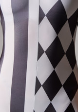 Jolista Vaudeville Catsuit Black-White 2 [Black]