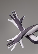 Jolista Gambit Stripe Glove Catsuit Black-White 2 [Black]