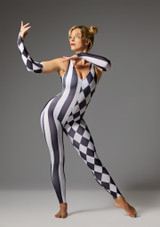 Jolista Mime Time Costume Black-White 112 [Black]