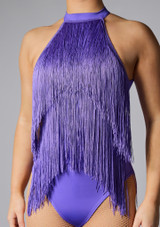 Jolista Boogie Belle Diamante Leotard Purple [Purple]