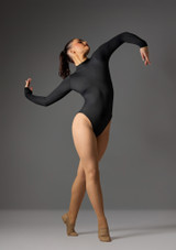 Jolista Glitter Groove Diamante Leotard Black 2 [Black]