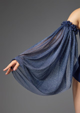 Jolista Bloom Ballet Sleeves Navy Blue 7 [Blue]