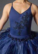 Jolista Morning Dew Ballet Costume Navy Blue 3 [Blue]