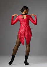 Jolista Showman Sequin Tailcoat Leotard Red 5 [Red]