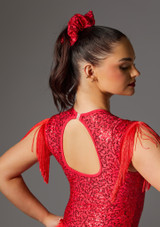Sequin scrunchie Red 6 [Red]