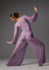 Jolista Hold Me Close Lyrical Costume Dark Lilac Back [Purple]