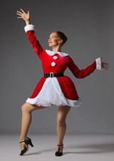 Jolista Jolly Jingle Costume Red Front 3 [Red]