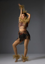 Jolista Jungle Beat Costume Brown Front 6 [Brown]
