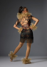 Jolista Jungle Beat Costume Brown Front 6 [Brown]