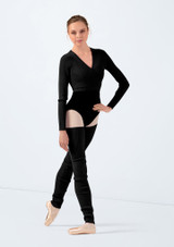 Bloch Nova legwarmers Black Front [Black]