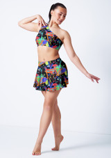 Alegra Print Jasmine Circle Mini Skirt RET Front [Patterned]