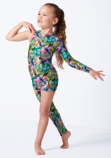 Asymmetric catsuit TRO Front 2 [Patterned]