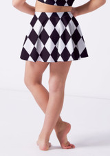 Alegra Girls Print Jasmine Circle Mini Skirt HAR Back [Patterned]