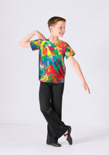 Alegra Kids Print Charlie Dance Top JUN Front [Green]