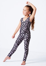 V-dip catsuit BRS Front [Patterned]