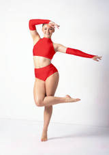 Alegra Dance Sleeves Red Front [Red]
