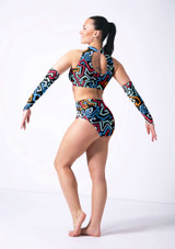 Alegra Dance Print Sleeves AZT Back 2 [Patterned]