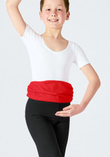 Alegra Kids Shiny Cumberbund Red Front [Red]