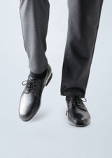 Werner Kern Milano Leather Dance Shoe - 0.79" Black Front 6 [Black]