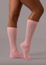Move Dance Axis Performance Sock Pale Pink Front 3 [Pink]