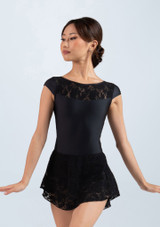 Ballet Rosa Jolie Dance Skirt Black Front [Black]