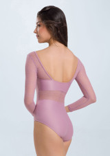 Aurea Leotard Vintage Mauve Front [Pink]