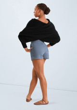 Mirella Warmup Scarf Black Back 2 [Black]
