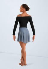 Mirella Mesh Skirt Dusty Grey Back 2 [Grey]