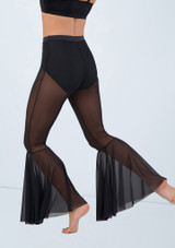 Weissman Mesh Bell Bottom Pant Black [Black]
